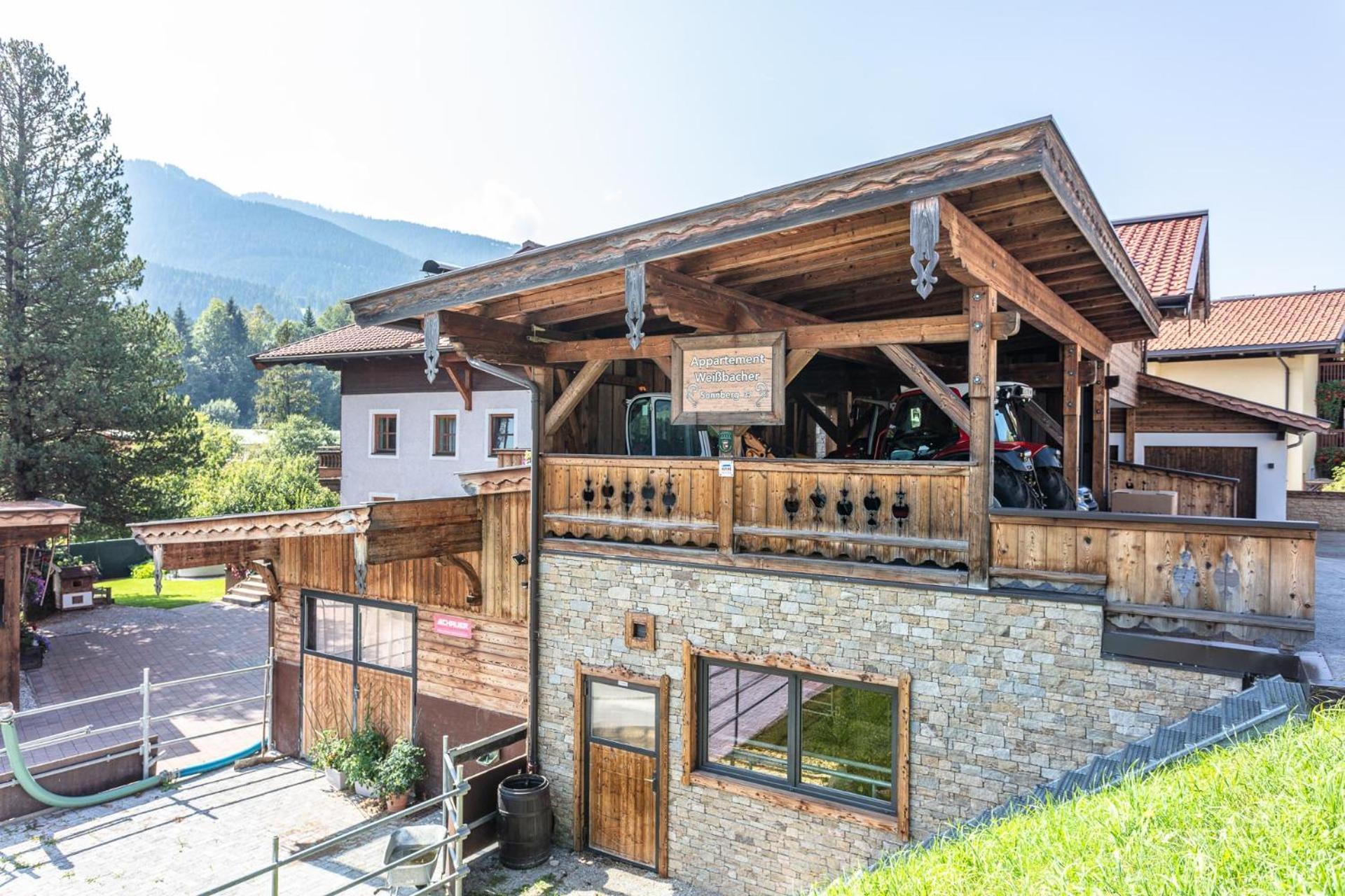 Familienbauernhof - Leogang Apartments Weissbacher Dış mekan fotoğraf