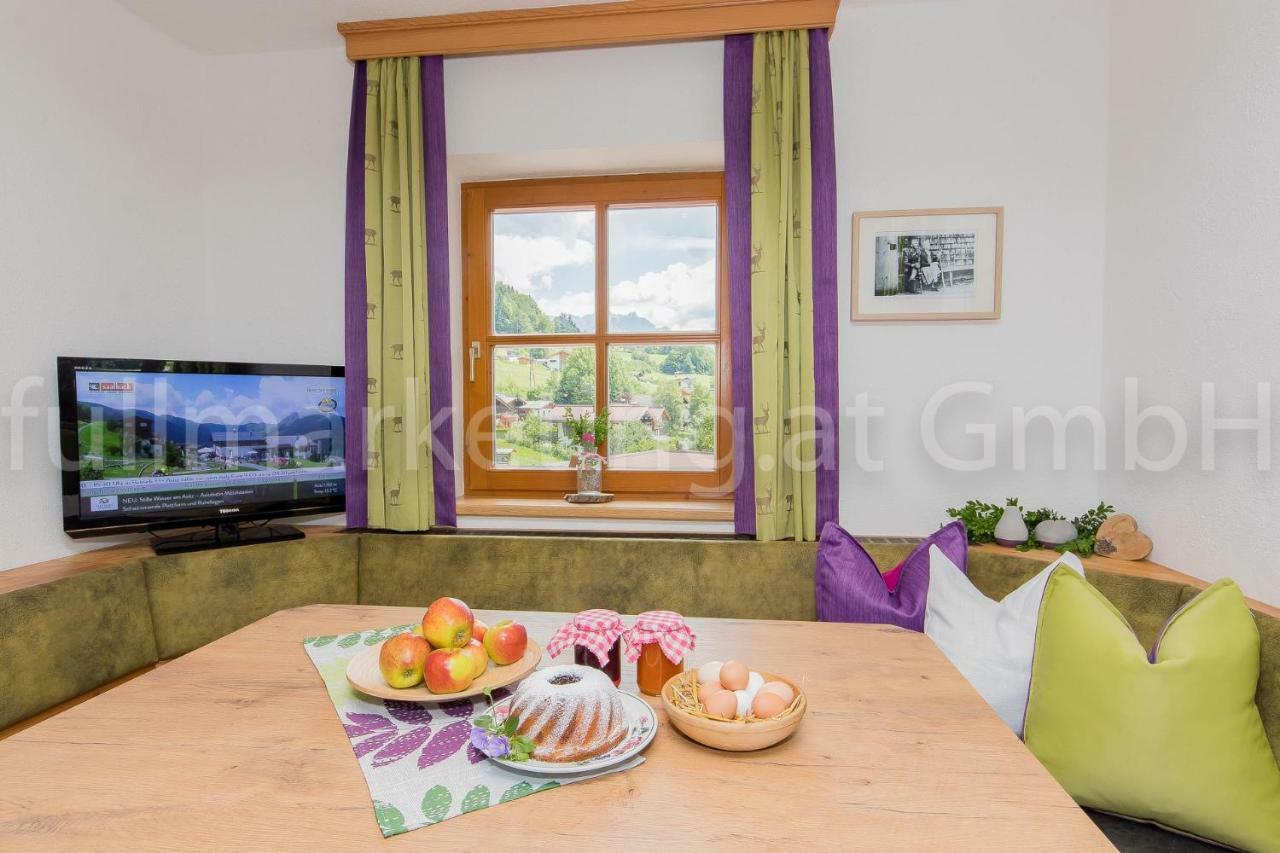Familienbauernhof - Leogang Apartments Weissbacher Dış mekan fotoğraf